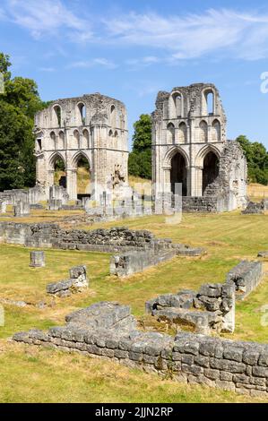 Roche abbaye ruines d'un monastère cistercien anglais près de Maltby et Rotherham South Yorkshire Angleterre GB Europe Banque D'Images