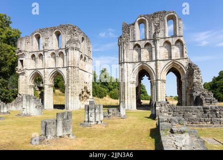 Roche abbaye ruines d'un monastère cistercien anglais près de Maltby et Rotherham South Yorkshire Angleterre GB Europe Banque D'Images