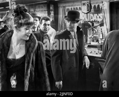 Shirley MacLaine, Jack Lemmon, sur le tournage du film, « l'appartement », United Artists, 1960 Banque D'Images