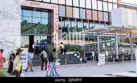 Le pavillon de l'Inde à l'Expo 2020 à Dubaï Banque D'Images
