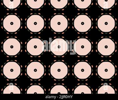 Elégant design brun ton lignes motif abstrait style rétro fond géométrique Banque D'Images