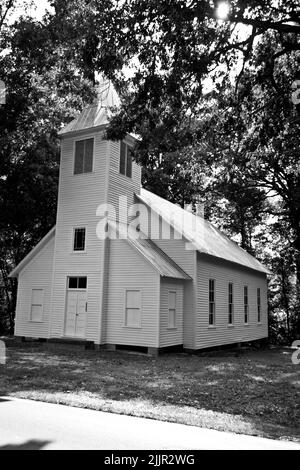 Une chapelle Palmer dans le parc national des Great Smoky Mountains Cataloochee Valley Banque D'Images