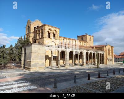 La basilique historique de San Vicente à Avila, en Espagne Banque D'Images