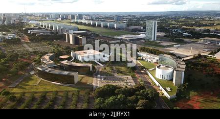 Une vue aérienne du centre du pouvoir au Brésil Banque D'Images