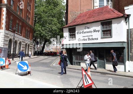 LONDRES, GRANDE-BRETAGNE - 23 MAI 2014 : c'est un ancien bâtiment en bois, qui a été construit en 16th siècle. Banque D'Images