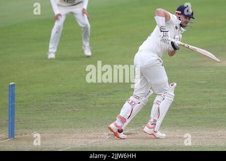 Alex Lees de Durham lors du match de championnat du comté de LV= entre le Durham County Cricket Club et le Middlesex County Cricket Club au Seat unique Riverside, Chester le Street, le jeudi 28th juillet 2022. (Crédit : Robert Smith | ACTUALITÉS MI) crédit : ACTUALITÉS MI et sport /Actualités Alay Live Banque D'Images