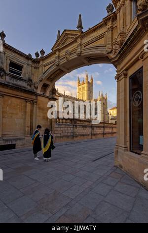 Soirées d'été à Bath Banque D'Images