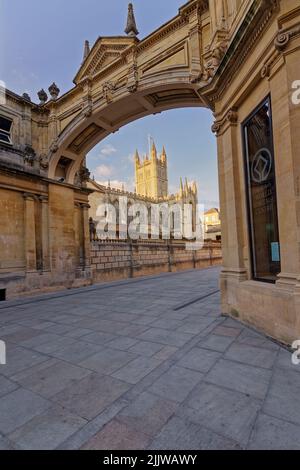 Soirées d'été à Bath Banque D'Images