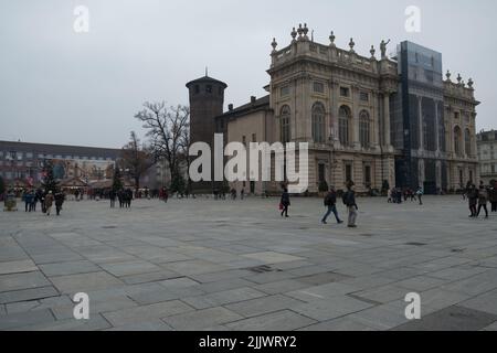 Le Palais Madama de Turin Banque D'Images