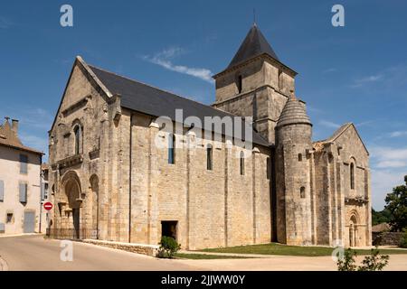 Église Saint-Pierre à Melle, France Banque D'Images