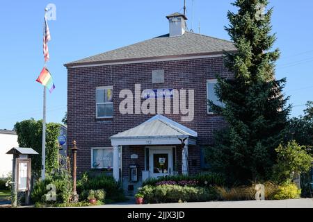 Langley, WA, États-Unis - 25 juillet 2022; hôtel de ville de Langley dans la ville de South Whidbey Island dans l'État de Washington Banque D'Images