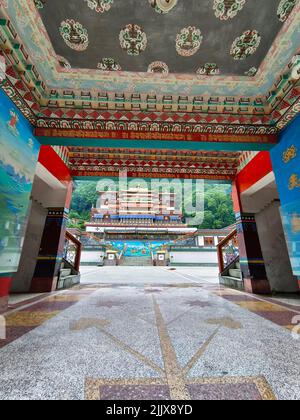 17 juin 2022, Gangtok, Sikkim, Ranka (Lingdum ou Pal Zurmang Kagyud), Temple d'Or, Monastère à Gangtok. Banque D'Images