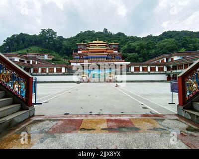 17 juin 2022, Gangtok, Sikkim, Ranka (Lingdum ou Pal Zurmang Kagyud), Temple d'Or, Monastère à Gangtok. Banque D'Images