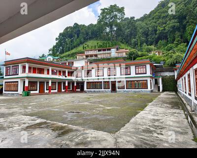 17 juin 2022, Gangtok, Sikkim, Ranka (Lingdum ou Pal Zurmang Kagyud), Temple d'Or, Monastère à Gangtok. Banque D'Images