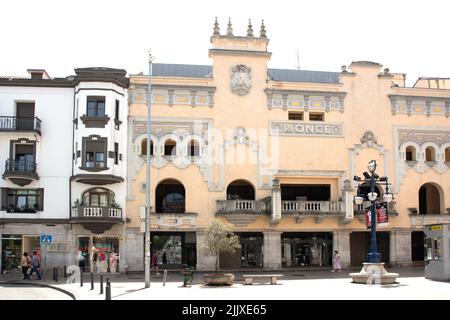 Le BÂTIMENT DE SANTANDER Banque D'Images