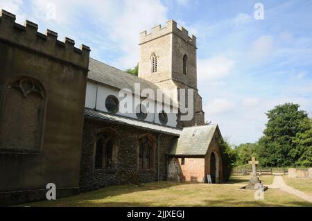 Église Saint-Pierre, Little Thurlow, Suffolk Banque D'Images