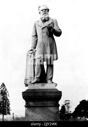 Sir Henry Parkes. 29 juin 1932. Banque D'Images