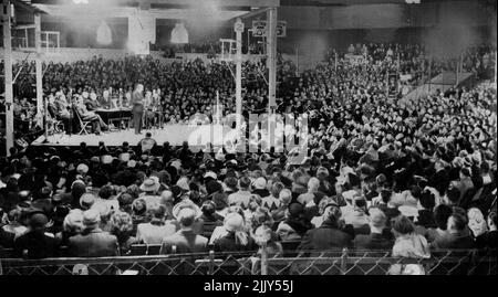 Niemoller. 25 août 1949. (Photo par le département d'images) Banque D'Images