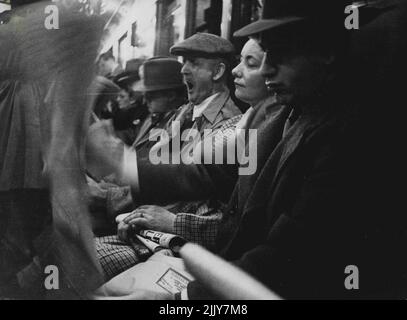 Métro - New York. 13 mars 1947. Banque D'Images