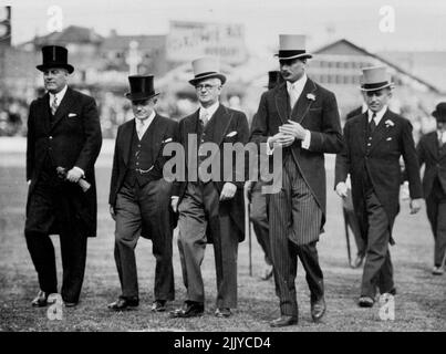 Prince Henry au champ d'exposition. Sydney. 26 novembre 1934. Banque D'Images