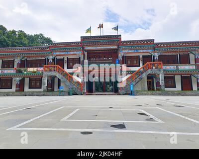 17 juin 2022, Gangtok, Sikkim, Ranka (Lingdum ou Pal Zurmang Kagyud), Temple d'Or, Monastère à Gangtok. Banque D'Images