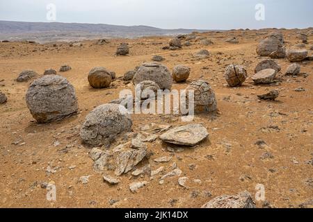 Antenne de Torysh (la Vallée des balles), Shetpe, Mangystau, Kazakhstan, Asie centrale, Asie Banque D'Images