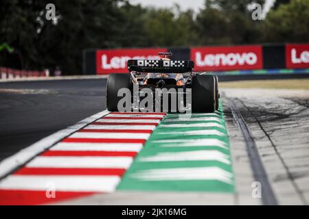 03 RICCIARDO Daniel (aus), McLaren F1 Team MCL36, action lors de la manche 10th du Championnat de Formule 2 de la FIA 2022, de 28 juillet à 31, 2022 sur le Hungaroring, à Mogyorod, Hongrie - photo: Joao Filipe / DPPI/DPPI/LiveMedia Banque D'Images