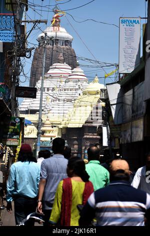 Le temple Jagannath est un important temple hindou dédié à Jagannath, une forme de Vishnu Banque D'Images