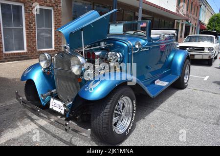 Un Streetrod 1931 de Ford à un salon de voiture. Banque D'Images