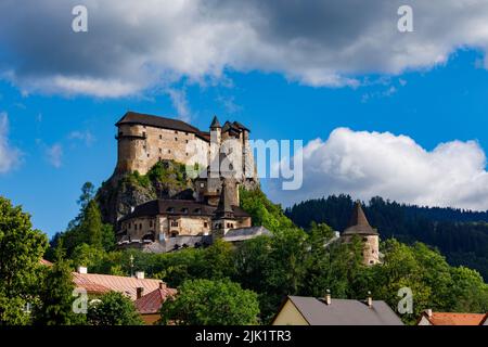 Le CHÂTEAU d'ORAVA en Slovaquie Banque D'Images