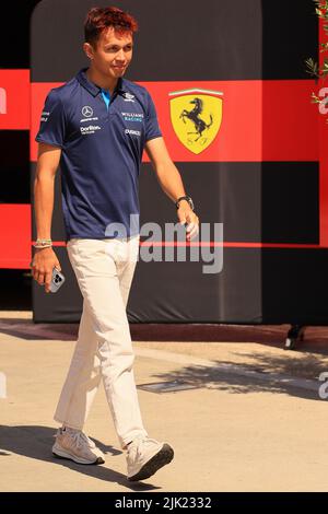 Budapest, Hongrie. 29th juillet 2022. 29th juillet 2022; The Hungaroring, Mogyoród, Hongrie: FIA Formula 1 Grand Prix, séances de pratique libre: Williams Racing, Alex Albon crédit: Action plus Sports Images/Alamy Live News Banque D'Images