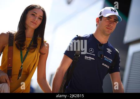 #06 Nicholas Latifi Williams Racing Mercedes pendant le GP hongrois, 28-31 juillet 2022 à Hungaroring, Formule 1 Championnat du monde 2022. Banque D'Images