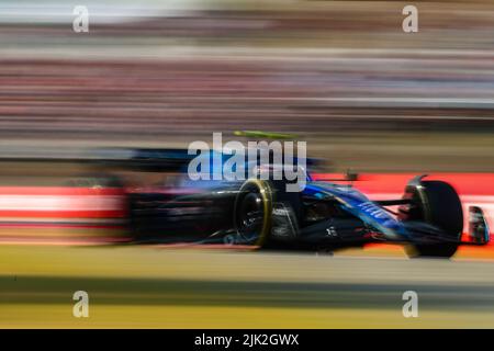 Budapest, Hongrie . 29th juillet 2022. #06 Nicholas Latifi Williams Racing Mercedes pendant le GP hongrois, 28-31 juillet 2022 à Hungaroring, Formule 1 Championnat du monde 2022. Credit: Insidefoto srl/Alamy Live News Banque D'Images