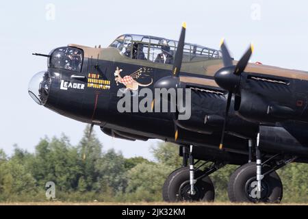 Lancaster Bomber au RIAT 2022. Banque D'Images