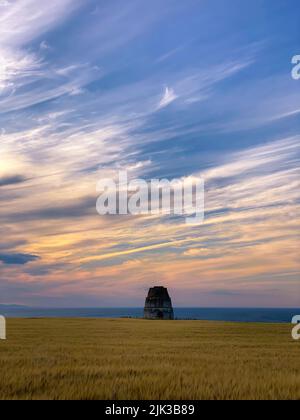 le doocot au château de findlater sandend aberdeenshire ecosse. Banque D'Images