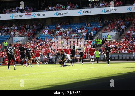 Oslo, Norvège, 30th juillet, Anthony Martial de Manchester United, crédit: Frode Arnesen/Alay Live News Banque D'Images