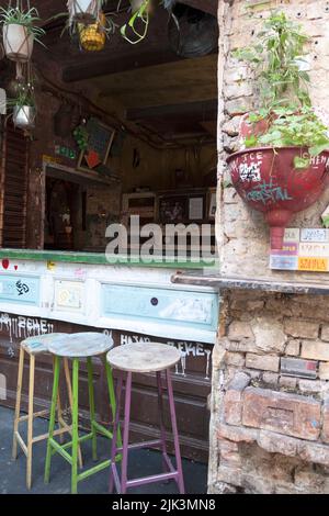 Bar Ruin à Budapest, Hongrie Banque D'Images