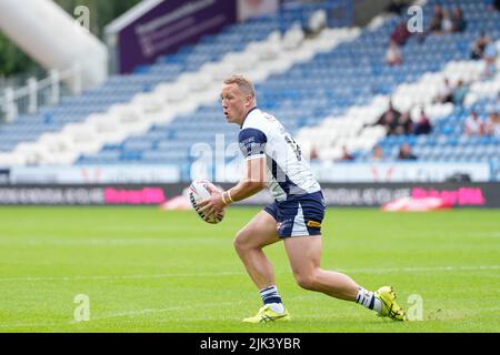 Huddersfield, Royaume-Uni. 30th juillet 2022. Jason Clark #14 de Warrington Wolves à Huddersfield, Royaume-Uni, le 7/30/2022. (Photo de Steve Flynn/News Images/Sipa USA) crédit: SIPA USA/Alay Live News Banque D'Images