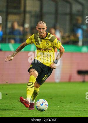 Munich, Allemagne. 29th juillet 2022. Marius Wolf , BVB 17 dans le match TSV 1860 MÜNCHEN - BORUSSIA DORTMUND 0-3 DFB Pokal Premier tour sur 29 juillet 2022 à Munich, Allemagne. Saison 2022/2023. Credit: Peter Schatz/Alay Live News Banque D'Images