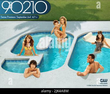 GRIMES,STEGER,MILLIGAN,MCCORD,WILDS,AFFICHE, 90210, 2008 Banque D'Images