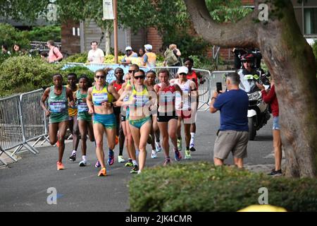 Birmingham, Royaume-Uni. 30th juillet 2022. Birmingham, Angleterre, 2022 Marathon des femmes crédit: SPP Sport presse photo. /Alamy Live News Banque D'Images