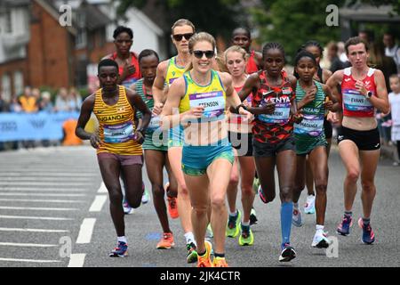 Birmingham, Royaume-Uni. 30th juillet 2022. Birmingham, Angleterre, 2022 Marathon des femmes crédit: SPP Sport presse photo. /Alamy Live News Banque D'Images