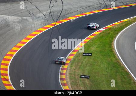 221 GPX Martini Racing, Porsche 911 GT3-R de Kevin ESTRE, Michael CHRISTENSEN, Richard LIETZ, en action pendant les TotalEnergies 24 heures de Spa 2022, 7th ronde du Fanatec GT World Challenge Europe 2022 Powered by AWS, de 27 juillet à 31, 2021 sur le circuit de Spa-Francorchamps, à Stavelot, Belgique - photo Florent Gooden / DPPI Banque D'Images