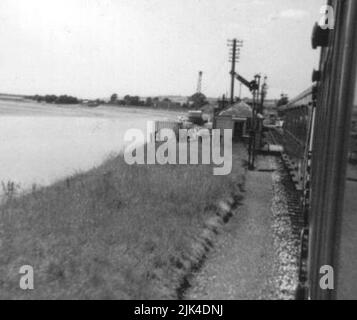 Ilfracombe Branchline à la fin de 1960s. Banque D'Images