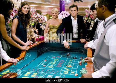 DIAZ,KUTCHER, CE QUI SE PASSE À VEGAS, 2008 Banque D'Images