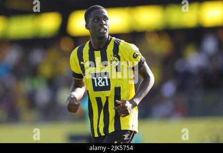 Dortmund, Allemagne. 30th juillet 2022. Firo : 07/30/2022, football, 1st ligue, 1st Bundesliga, Saison 2022/2023, match test, match amical BVB, Borussia Dortmund - Antatyaspor Antalya Soumala Coulibaly, BVB/dpa/Alamy Live News Banque D'Images