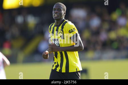 Dortmund, Allemagne. 30th juillet 2022. Firo : 07/30/2022, football, 1st ligue, 1st Bundesliga, Saison 2022/2023, match test, match amical BVB, Borussia Dortmund - Antatyaspor Antalya Soumala Coulibaly, BVB/dpa/Alamy Live News Banque D'Images