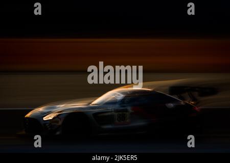 88 AMG Team AKKODIS ASP, Mercedes-AMG GT3 de Raffaele MARCIELLO, Daniel JUNCADELLA, Jules GOUNON, en action pendant les TotalEnergies 24 heures de Spa 2022, 7th tour du Fanatec GT World Challenge Europe 2022 Powered by AWS, de 27 juillet au 31, 2021 sur le circuit de Spa-Francorchamps, à Stavelot, Belgique - photo Florent Gooden / DPPI Banque D'Images