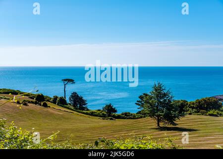 South West Coast Path, Torquay, Devon, Royaume-Uni Banque D'Images