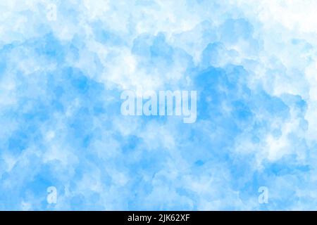 Aquarelle bleu clair, encre, texture arrière abstraite. Espace de copie pour la bannière, l'affiche, le fond. Texture aquarelle haute résolution. Il y en a Banque D'Images